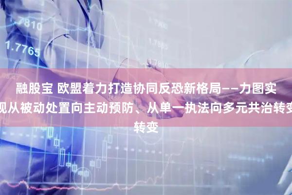 融股宝 欧盟着力打造协同反恐新格局——力图实现从被动处置向主动预防、从单一执法向多元共治转变